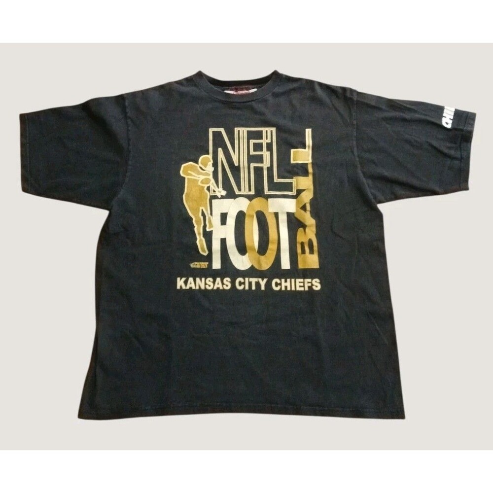VTG Y2K Kansas City Chiefs NFL Football Tshirt Size Large BET Sports Rare